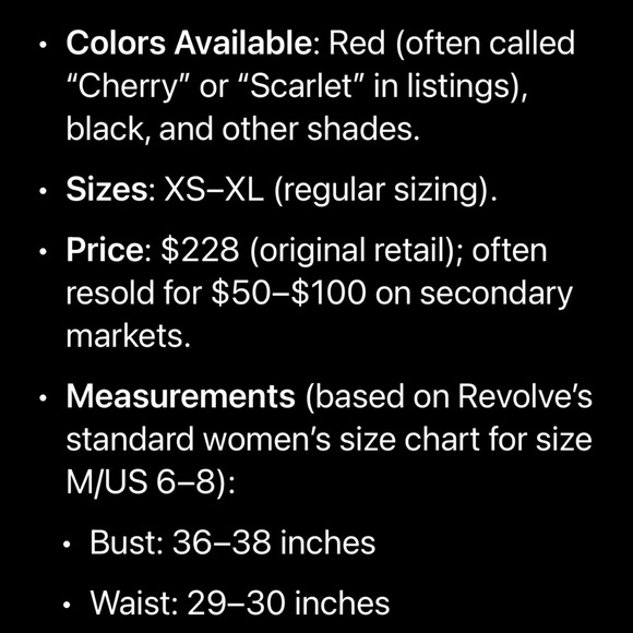 NBD Vibrant Red Backless Dress - Picture 8 of 8